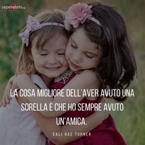 frasi belle sulle sorelle